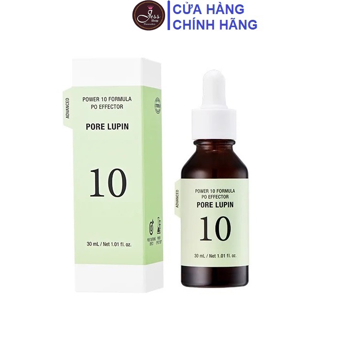 Tinh Chất Se Khít Lỗ Chân Lông It's Skin Power 10 Formula PO Effector Pore Lupin 30ml Mẫu Mới