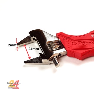 [ made in japan ] Mỏ lết bỏ túi Engineer TWM-08 Nhật bản