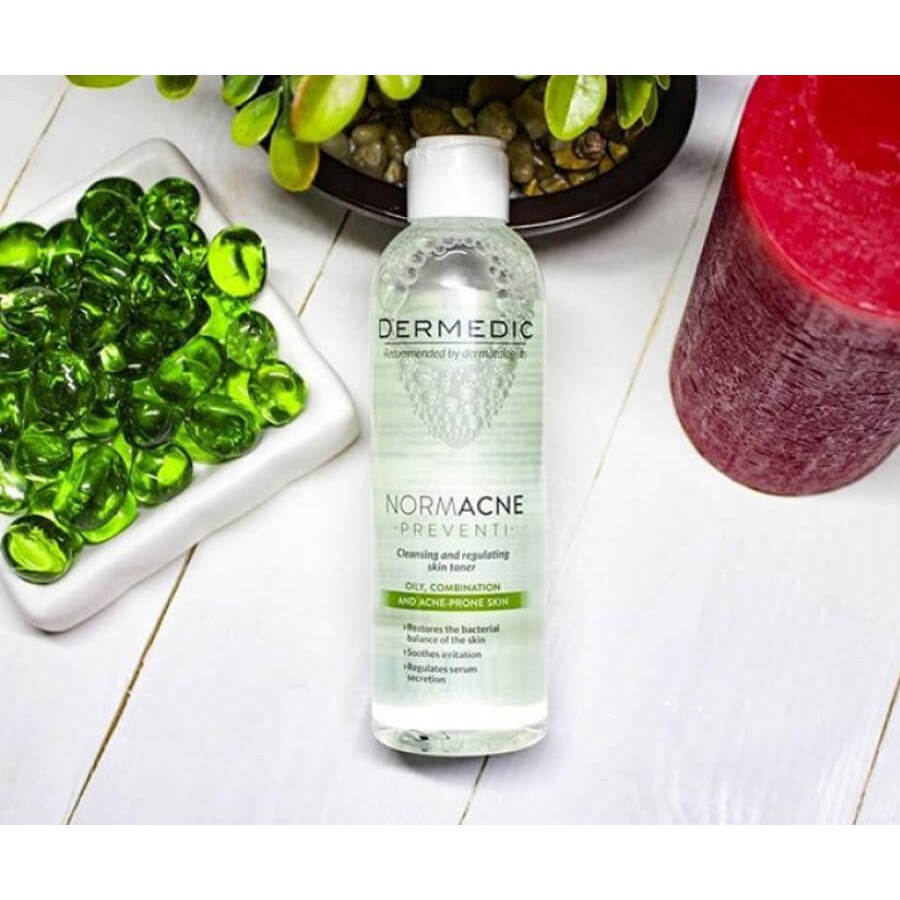 Toner Làm Sạch - Kiềm Dầu DERMEDIC NORMACNE Cleansing and Regulating Skin Toner 200ml