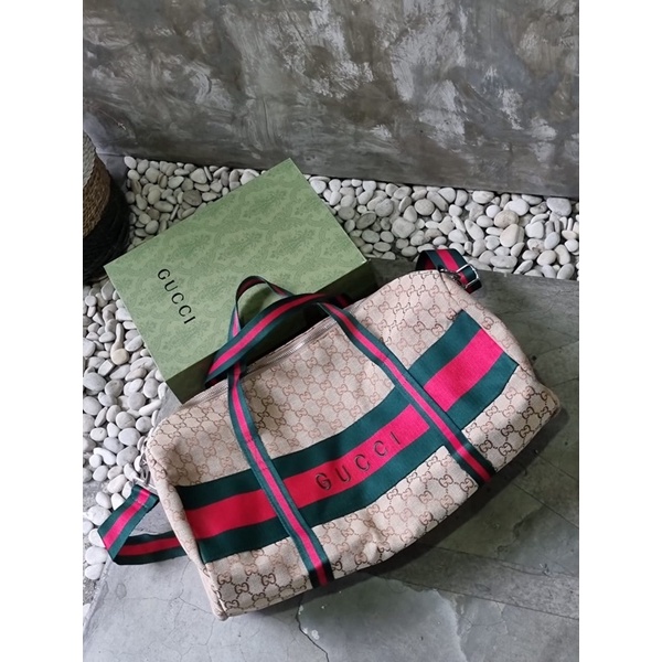 Túi Xách Gucci Vải Canvas Thiết Kế Trẻ Trung Hợp Thời Trang