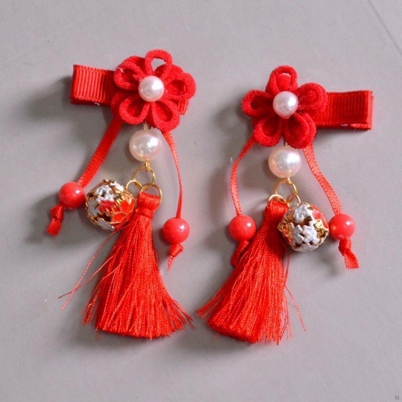 Cute Chinese Style Fringed Hair Accessories for Girls