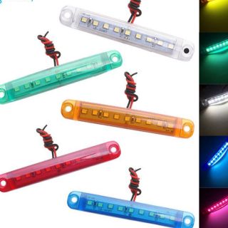 Sét ( 1 cặp ) 2 Đèn LED 9 bóng chống thấm nước cho xe tải cảnh báo sườn xe( không nháy)