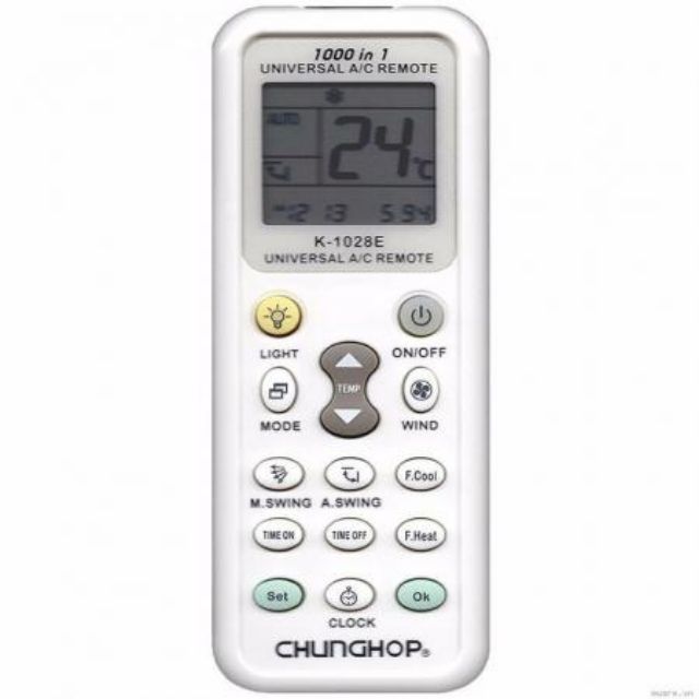 Remote máy lạnh đa năng_ CHUNGHOP