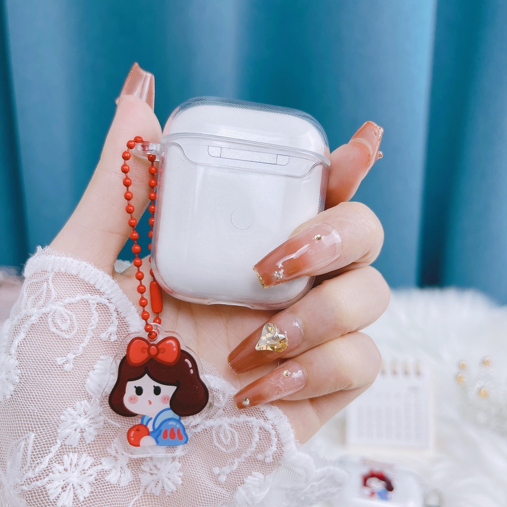 Vỏ Bảo Vệ Hộp Sạc Tai Nghe AirPods3 AirPods3 AirPods2gen Màu Trắng Dễ Thương Ốp