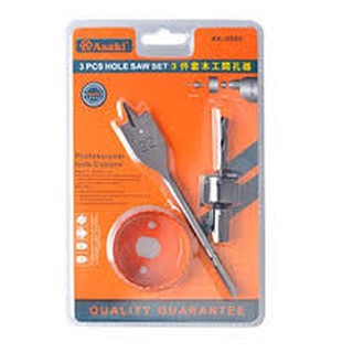 Bộ công cụ khoét lỗ gỗ Asaki AK-3680