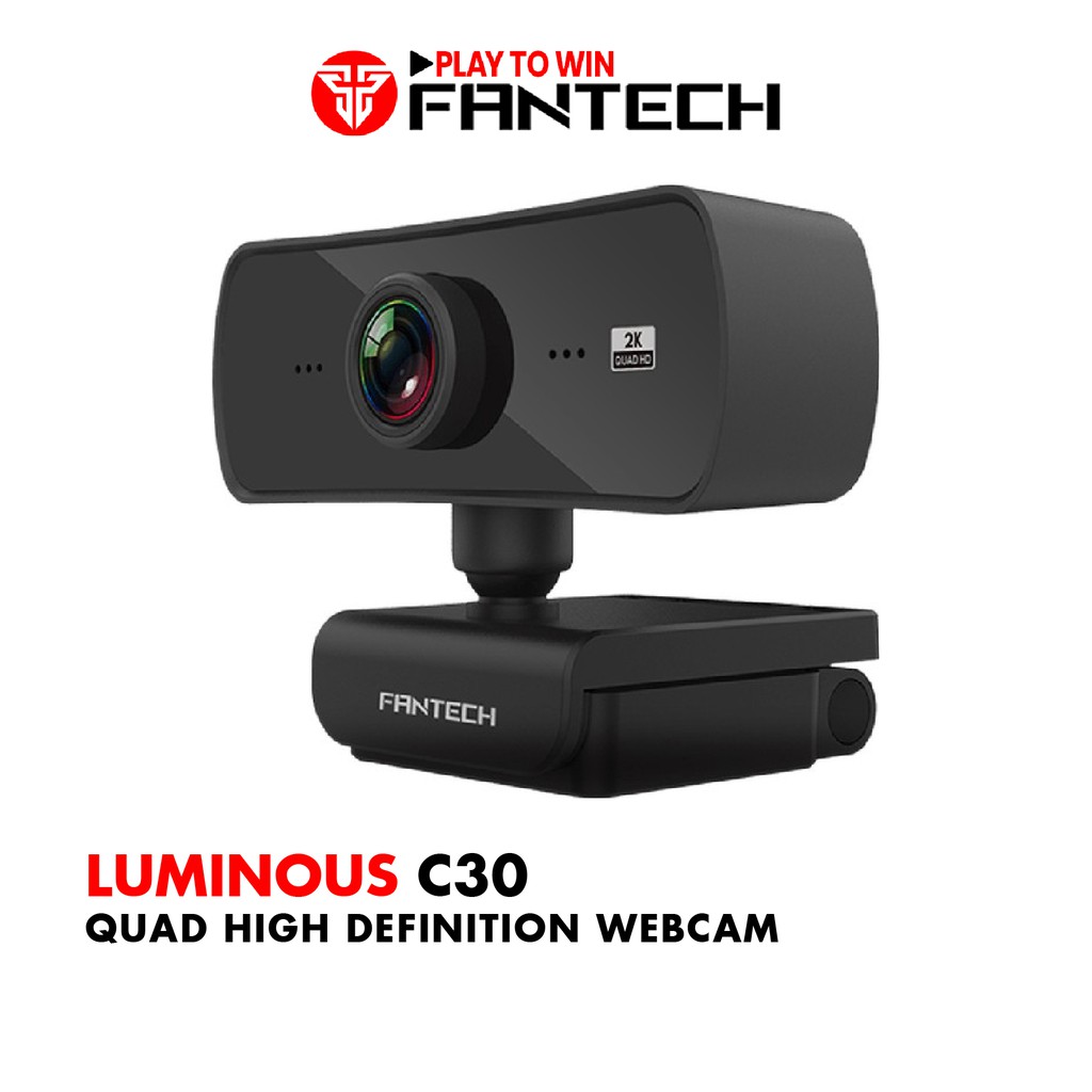 [Mã BMBAU50 giảm 50K đơn 150K] Webcam Livestream Chuyên Nghiệp FANTECH C30 LUMINOUS 4MP Hỗ Trợ Quay Chất Lượng 2K | BigBuy360 - bigbuy360.vn