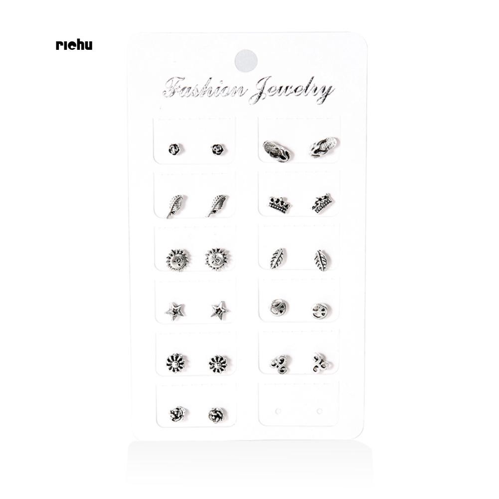 Set 11 Cặp Bông Tai Thời Trang Bohemia Cho Nữ