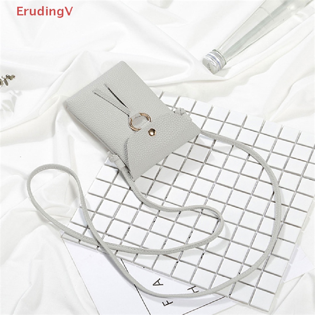 Túi Đeo Chéo Mini Nắp Gập Màu Trơn Đơn Giản Dùng Đựng Điện Thoại Cho Nữ