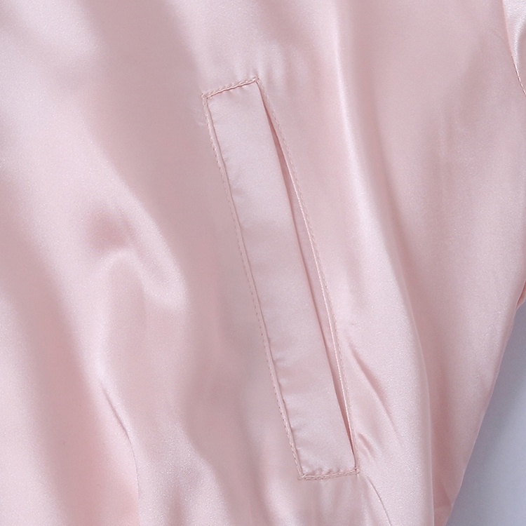 Áo khoác bomber thêu hoa