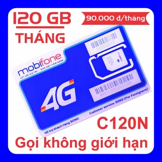 Sim viettel mobi vnmb vina 30gb/tháng 120gb/tháng 180gb/tháng +miễn phí nghe gọi