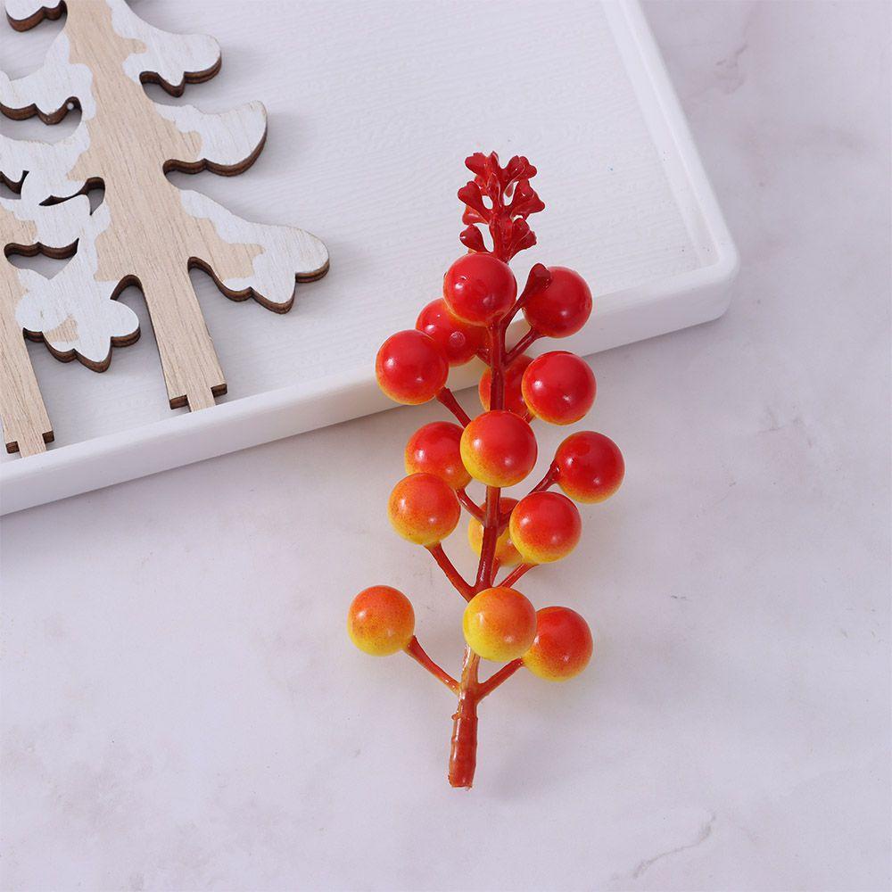 Cành Cây Thông Đỏ / Quả Thông / Quả Thông Nhân Tạo Trang Trí Giáng Sinh DIY