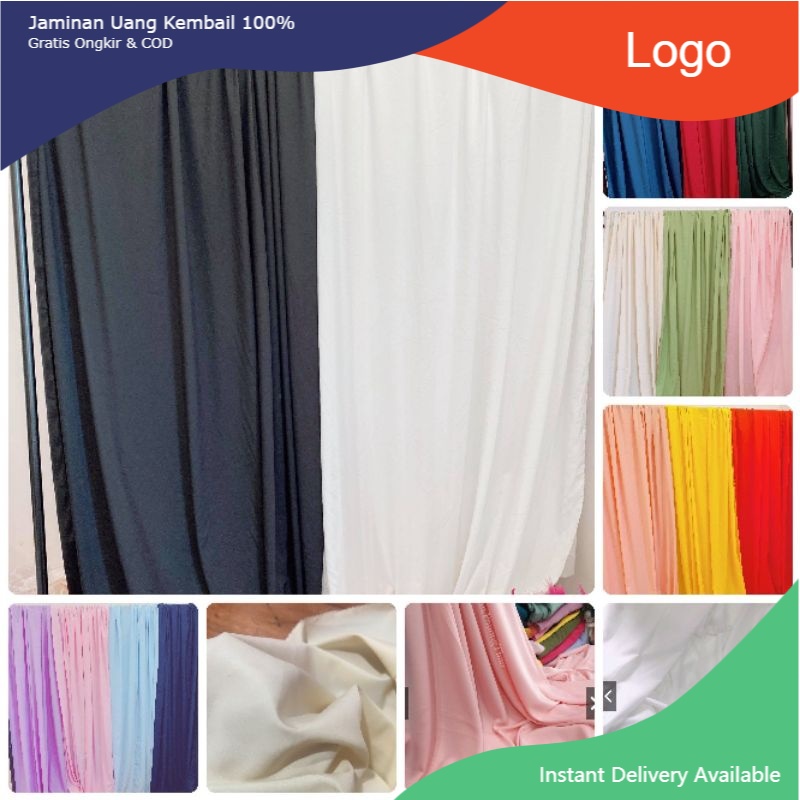 Vải lót lụa habutai mềm mịn may đồ thời trang, may rèm, phông nền chụp ảnh, background, decor góc chụp lookbook