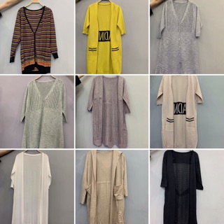 Áo khoác len form dài cardigan