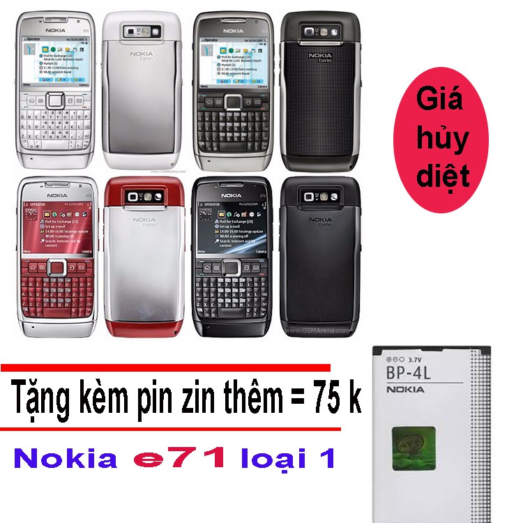 Điện thoại nokia e71 chính hãng