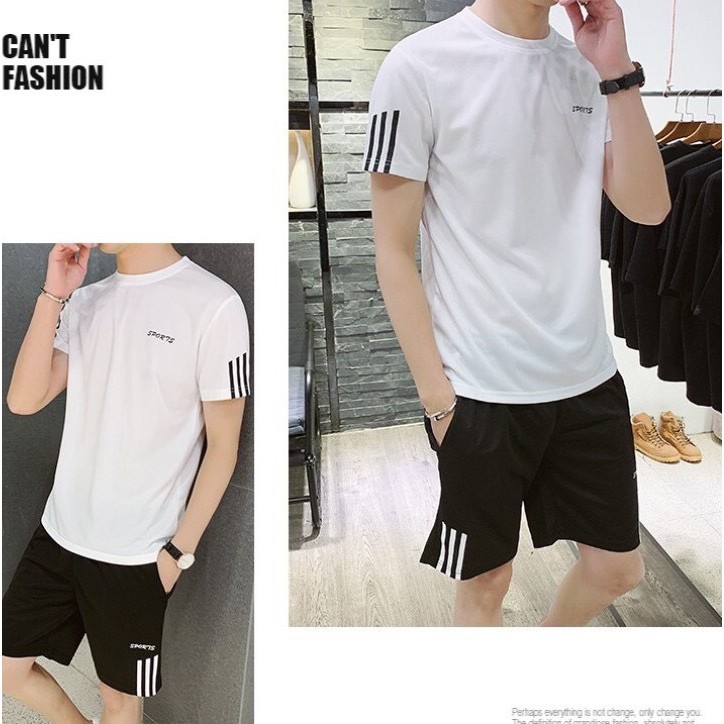 Sét Đồ Thể Thao Nam Thun Lạnh Siêu Mát