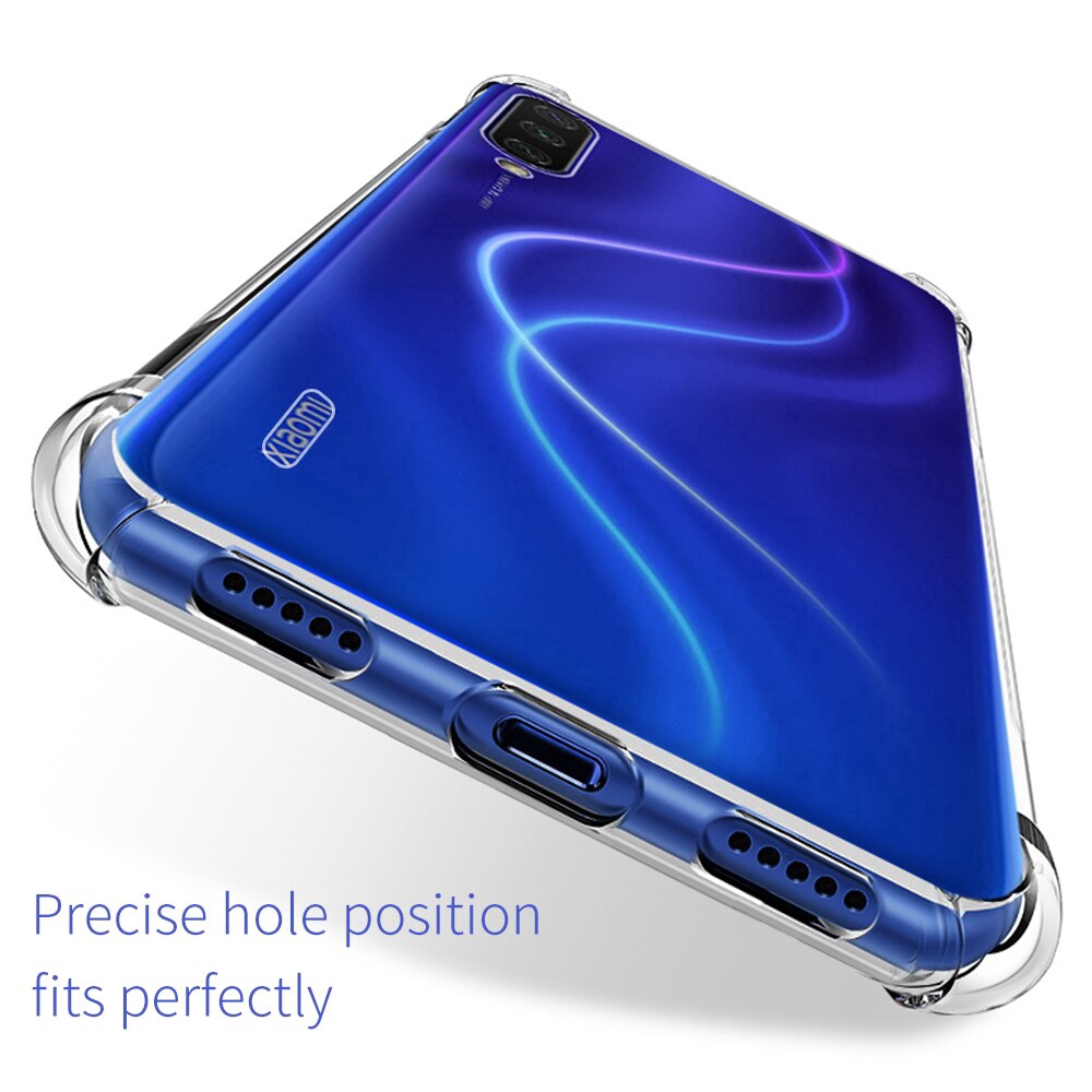 Shockproof Case Xiaomi Redmi Note 8T 9S 9 Pro Max Mi 8 Lite 8 SE A3 A1 5X A2 Lite Mi Play 10 5G Redmi 8A Transparent Clear Back Phone Cover Case