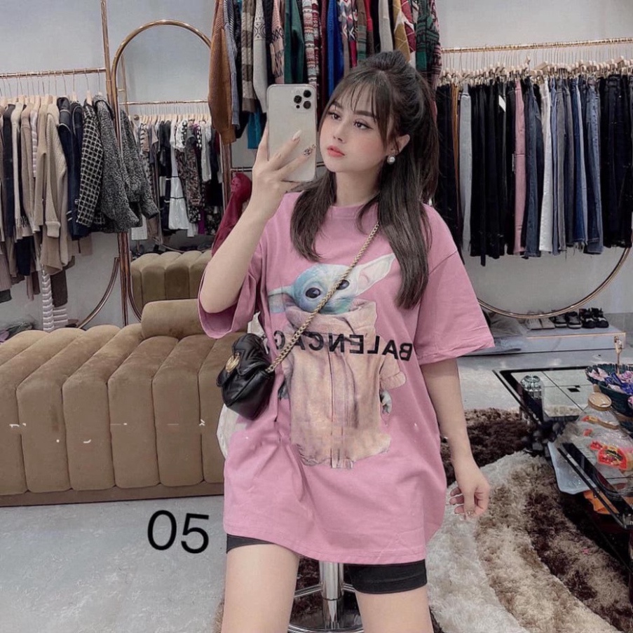 Áo Phông Nữ Form Rộng Dáng Unisex, Áo Thun Tay Lỡ Freesize Chất Cotton Co Dãn 4 Chiều Hình Gấu | BigBuy360 - bigbuy360.vn
