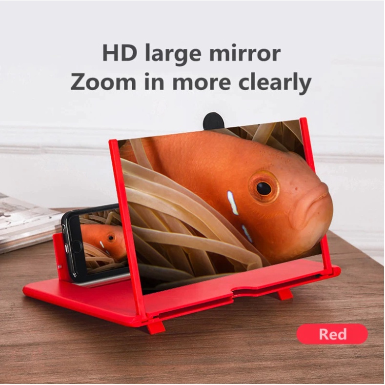 Kính 3D Phóng Đại Màn Hình Thế Hệ Mới 2021 - Kính Phóng To Màn Hinh 12 Inch Sắc Nét - Không Đau, Mỏi Mắt, Nhòe Mắt