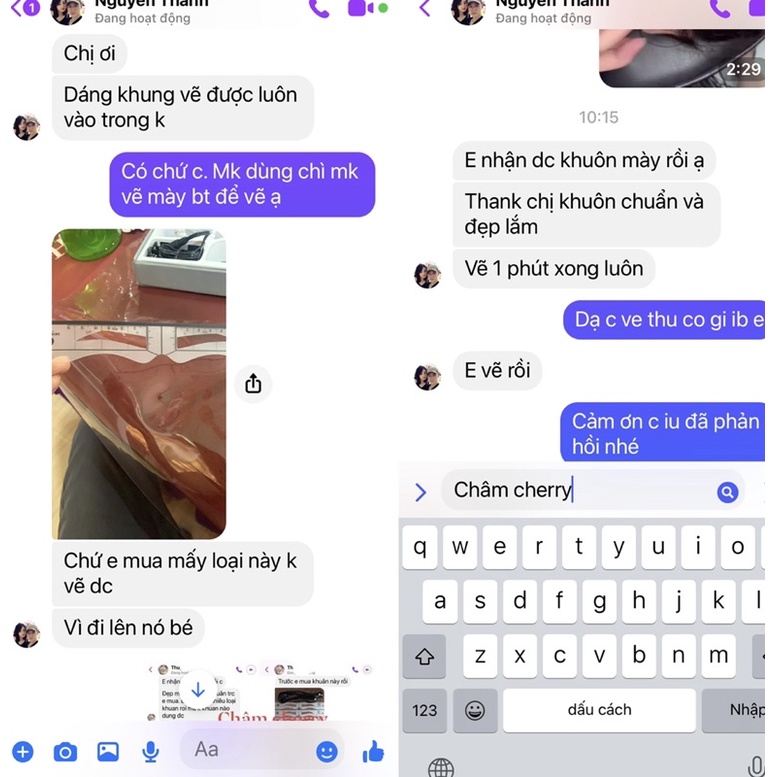 KHUÂN  VẼ MÀY VIETLIP 5 DÁNG THIẾT KẾ  ĐẸP CHUẨN MASTER