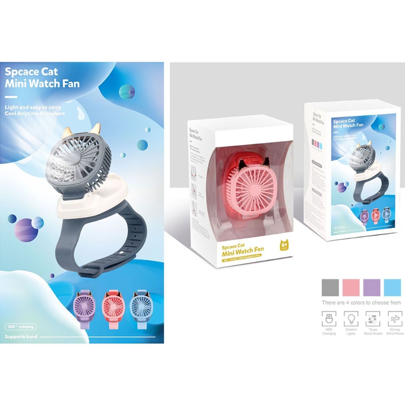 1 chiếc quạt silicone mini cổng sạc USB 5V có đèn LED nhiều màu sắc cho trẻ em