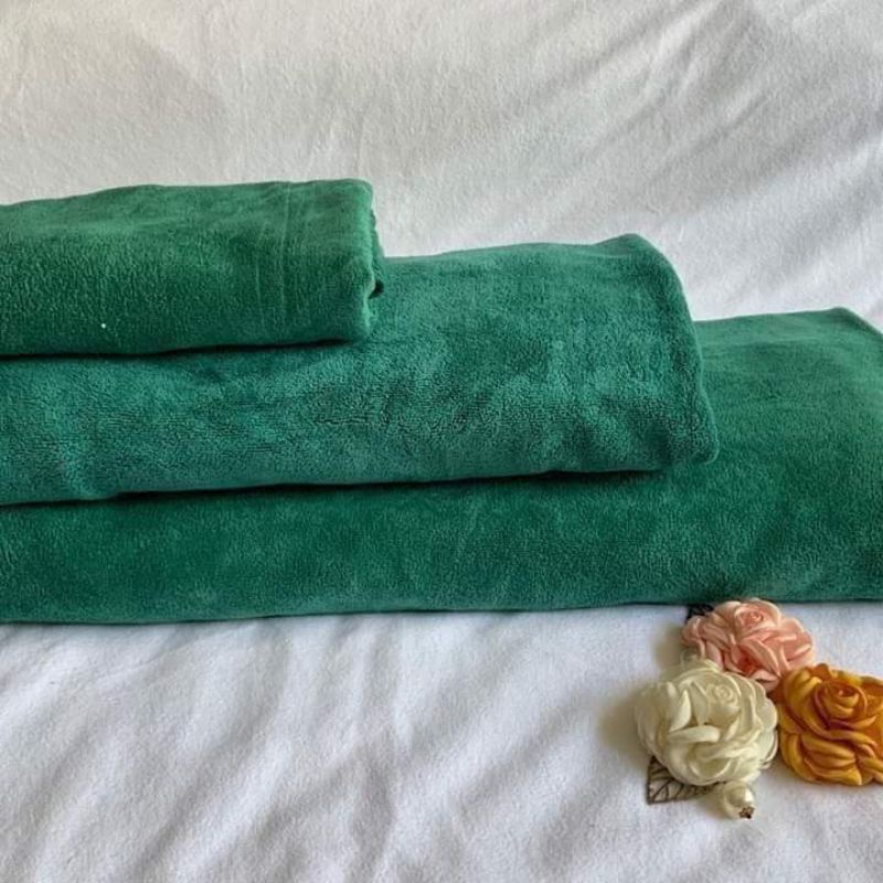 Khăn  gội  KT 35x75 hàng  loại 1 siêu thấm nước  cho salon, gội đầu  dưỡng sinh