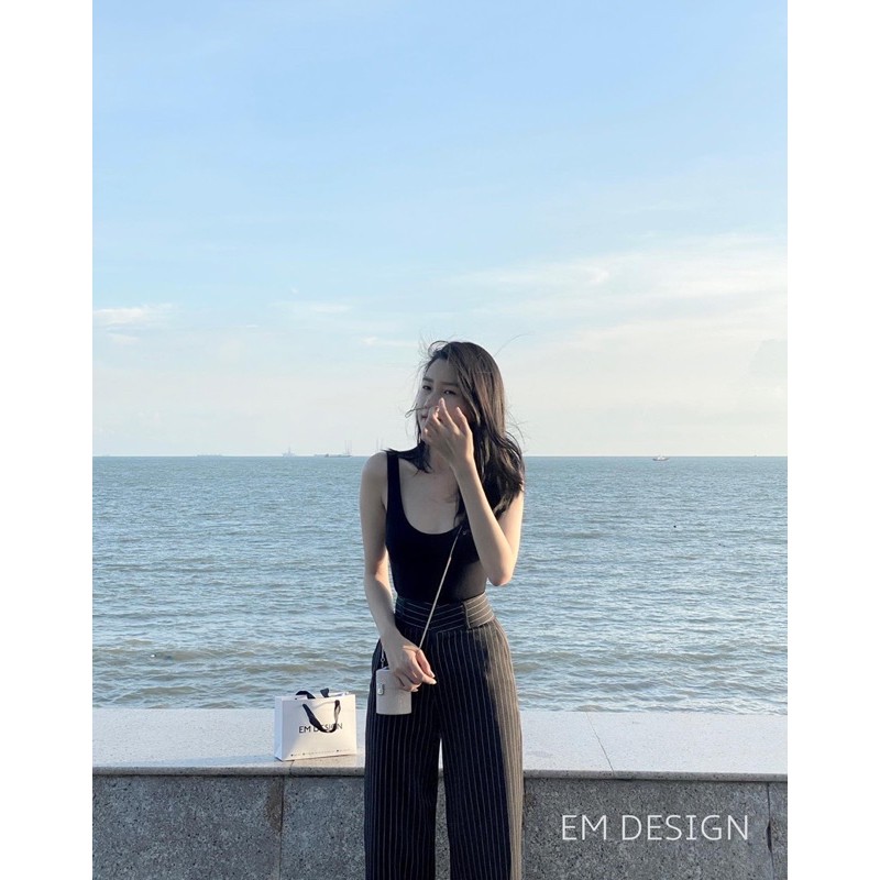 Quần Ống Rộng Kẻ Sọc Hàng Đẹp 💕Quần Culottes Siêu Đẹp