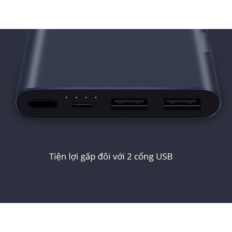 Sạc Dự Phòng Xiaomi Gen 2 2019 - 10000mAh