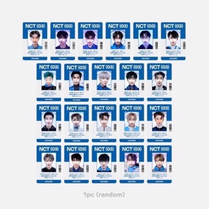 Gói ảnh ID Card + Photocard Set NCT 2021 ‘UNIVERSE’