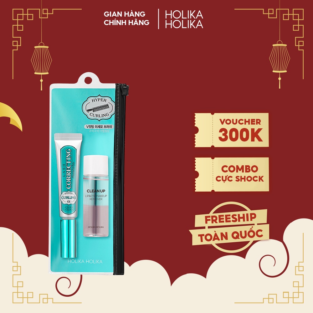 Mascara không trôi làm dày siêu cong mi Hàn Quốc Holika Holika 9ml