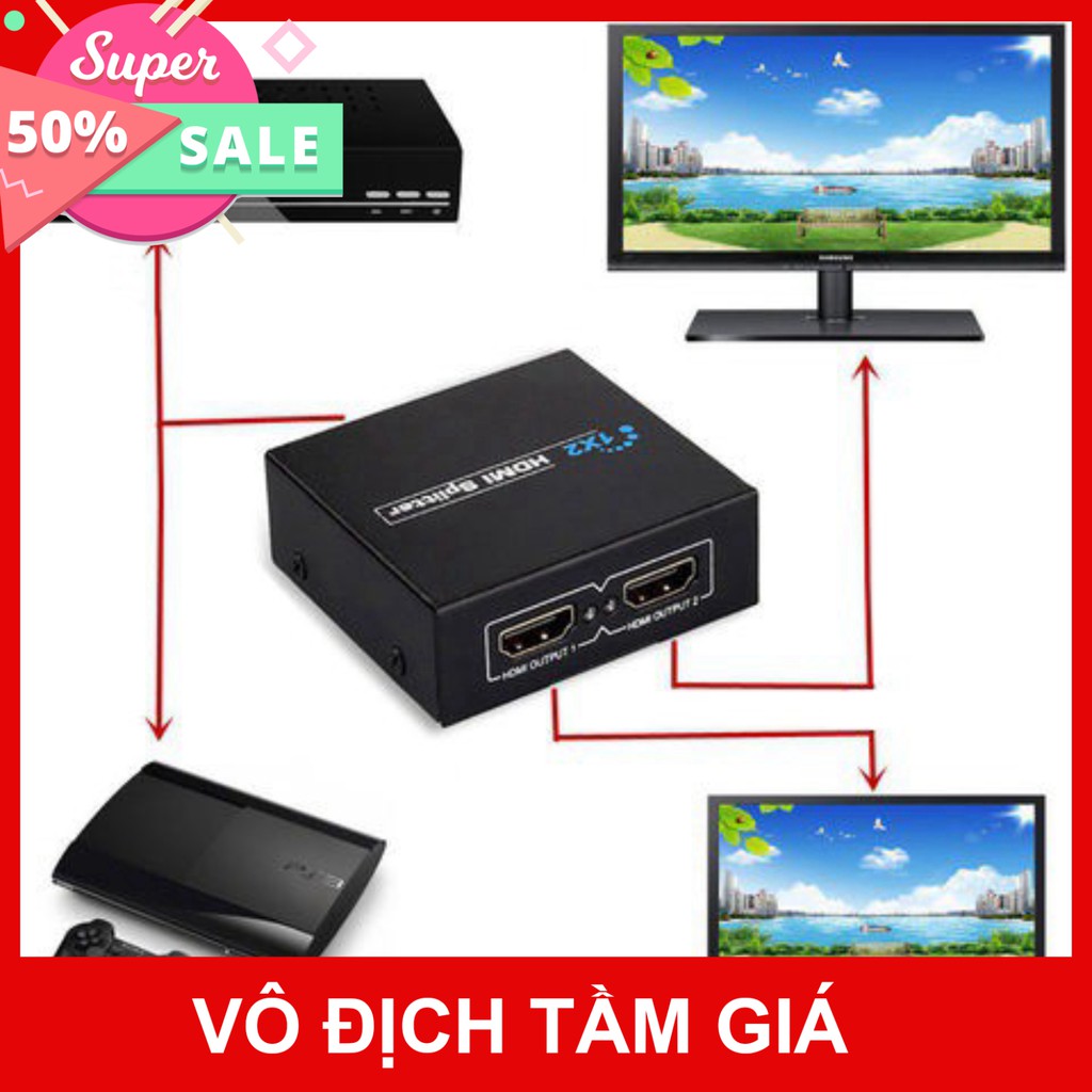 💚 Bộ Chia HDMI 1 ra 2 - HDMI Switch 1x2 💚