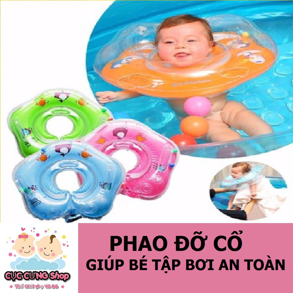 Phao đỡ cổ cho bé tập bơi