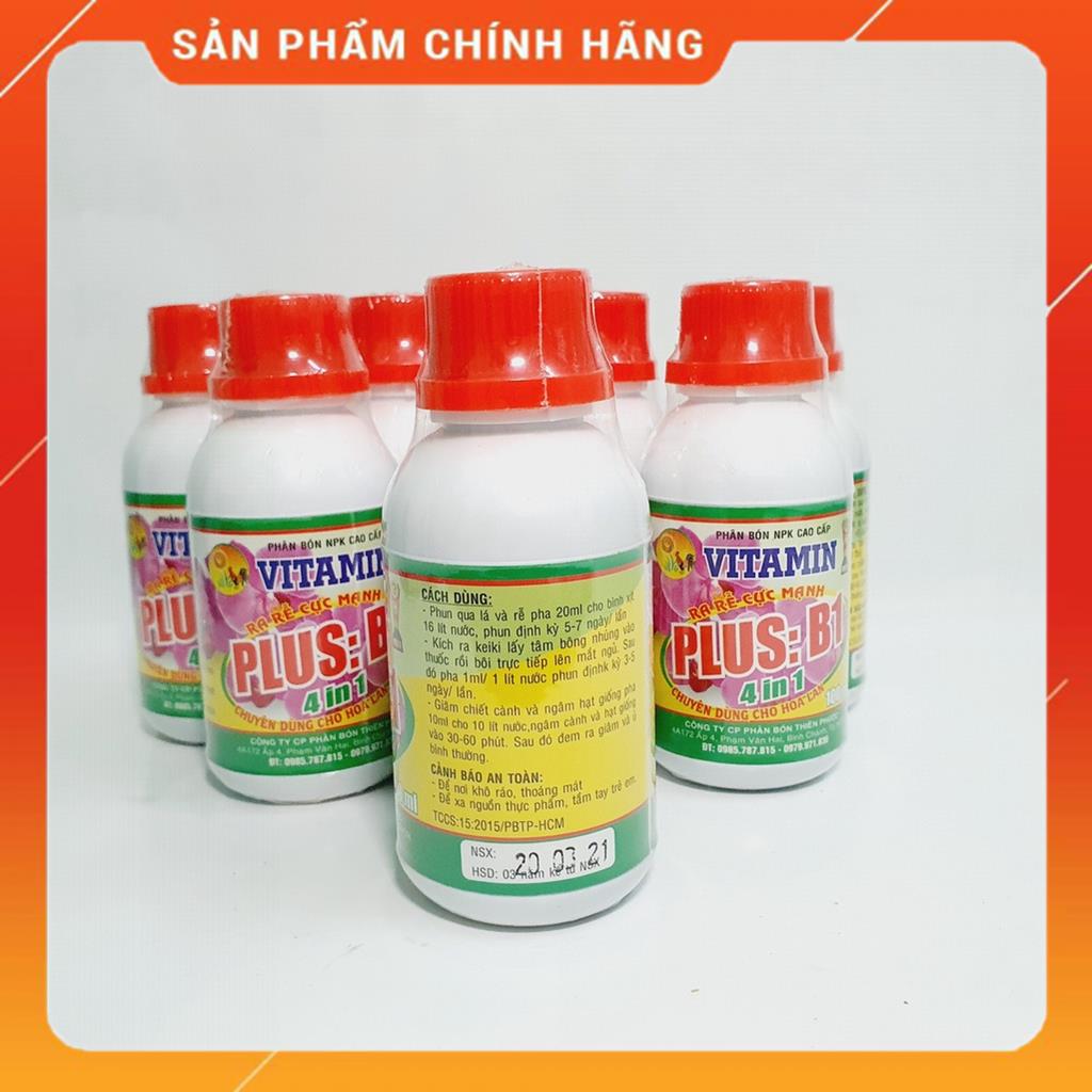 Phân bón lá Vitamin B1 Plus 4 in 1 - 100ml MSP60308