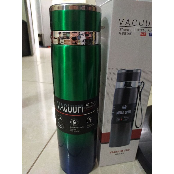 Bình Giữ Nhiệt Inox Bottle Sport 1000ML INOX Có Dây Xách .TTC