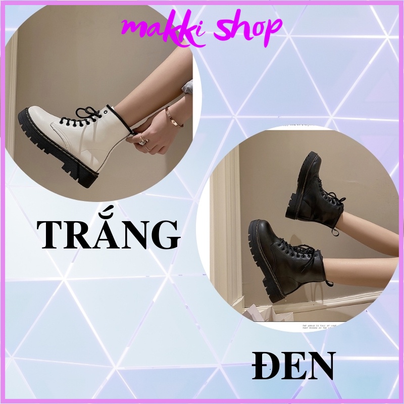 Bốt nữ cổ cao Martin, boot nữ cao cấp thời trang giá rẻ MAKKI SHOP TD415