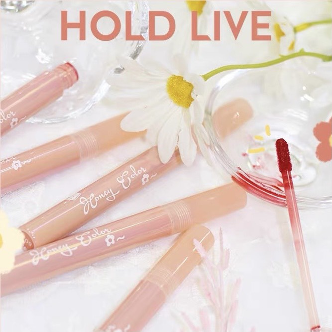 Son kem HOLD LIVE Little Pink Stick Water Mist Lip Glaze Sweet Flour Stick căng mọng lâu trôi HL523 HLIV79 HL530 HLIV81