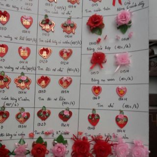 Combo 12 hoa cài áo