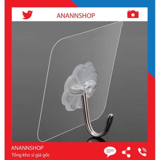 ( Anannshop ) Móc dán tường siêu dính 6x6cm