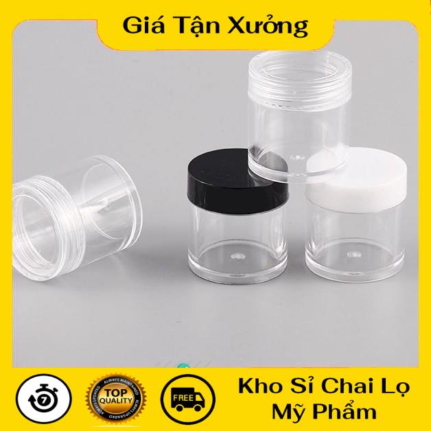 Hủ Đựng Kem ❤ TRÙM SỈ ❤ Hũ trong thân cao 10g , Hũ chiết mỹ phẩm , phụ kiện du lịch