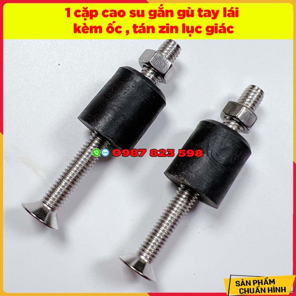 1 Cặp Ốc Gắn Gù Kèm Cao Su Zin