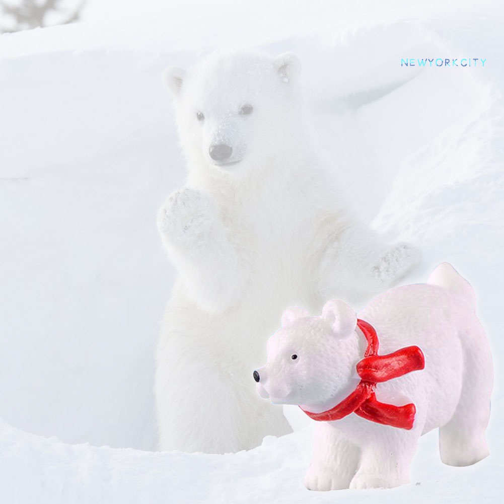 Mô Hình Gấu Bằng Nhựa Resin Trang Trí Vườn DIY