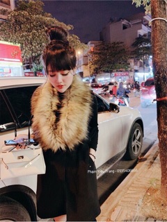 Dạ gilê cổ lông