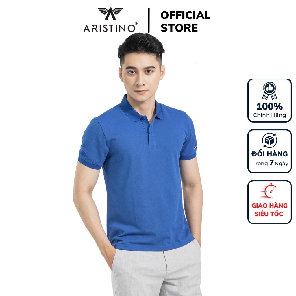 Áo thun polo nam chính hãng ARISTINO APS026S1 phông có cổ bẻ form regular fit 3 màu lựa chọn vải cotton cao cấp