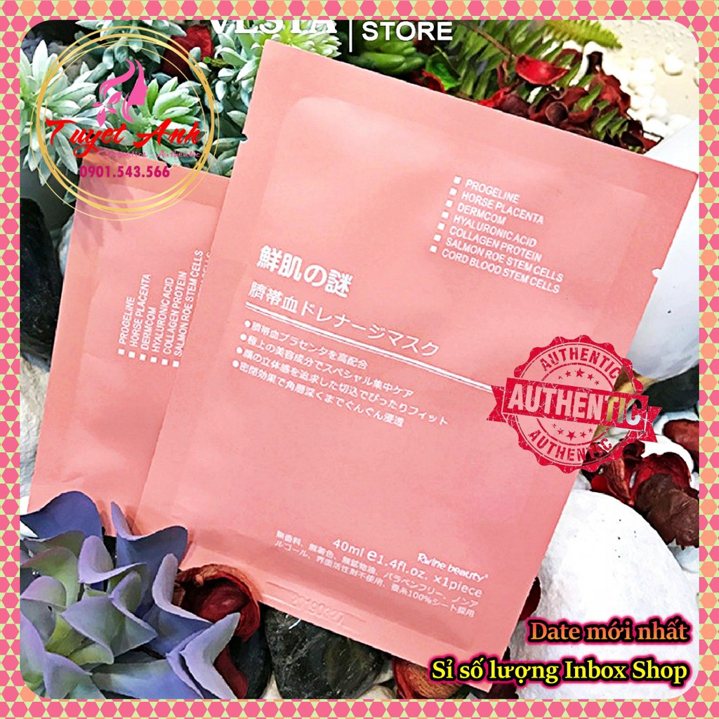 [Chính Hãng]  Mặt nạ nhau thai cừu Nhật - Rwine Beauty Stem Cell Placenta Mask Nhật Bản