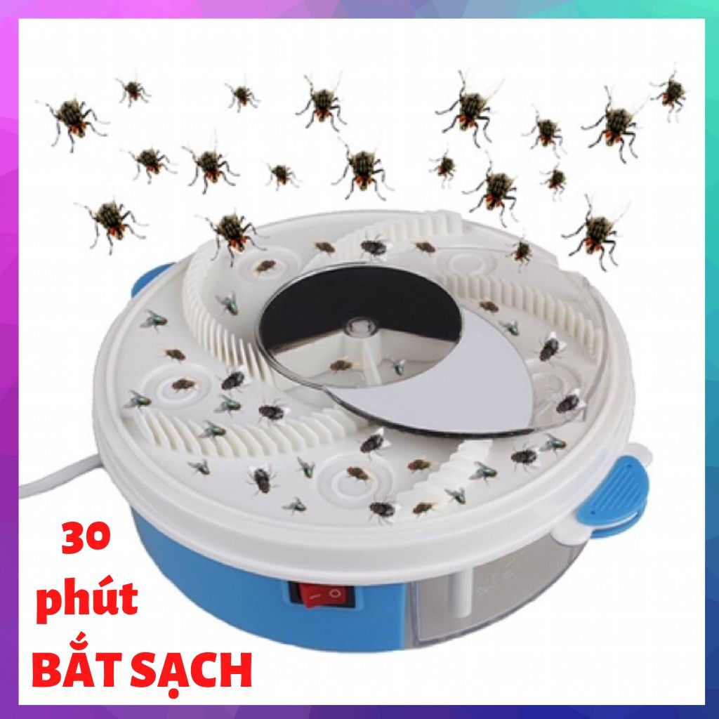 Máy Bắt Ruồi Thông Minh BẮT SẠCH 30 PHÚT [ Kèm Mã Giảm Giá]
