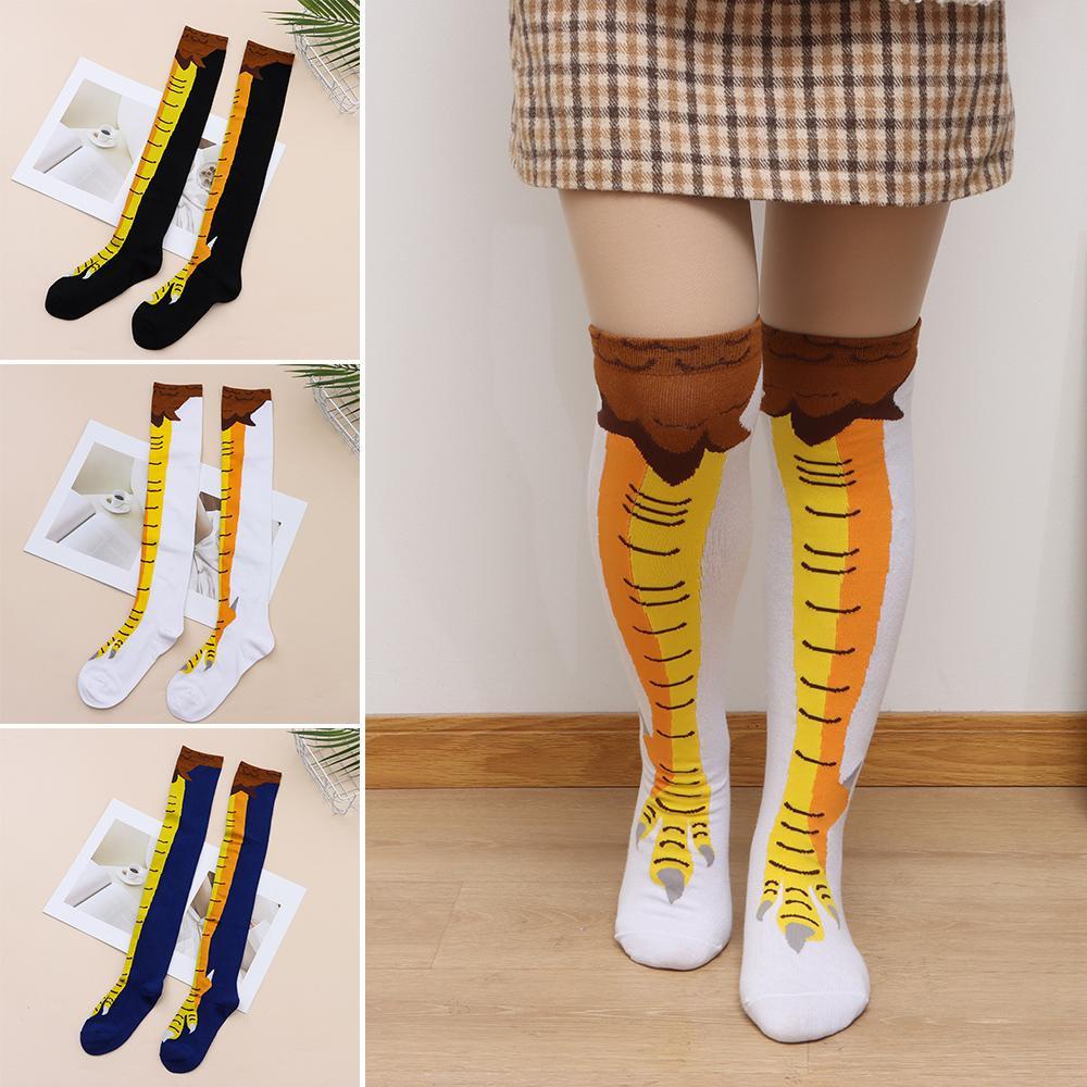 OKDEALS Tất ỐNg Giữ ẤM Chân HọA TiếT Gà 3D