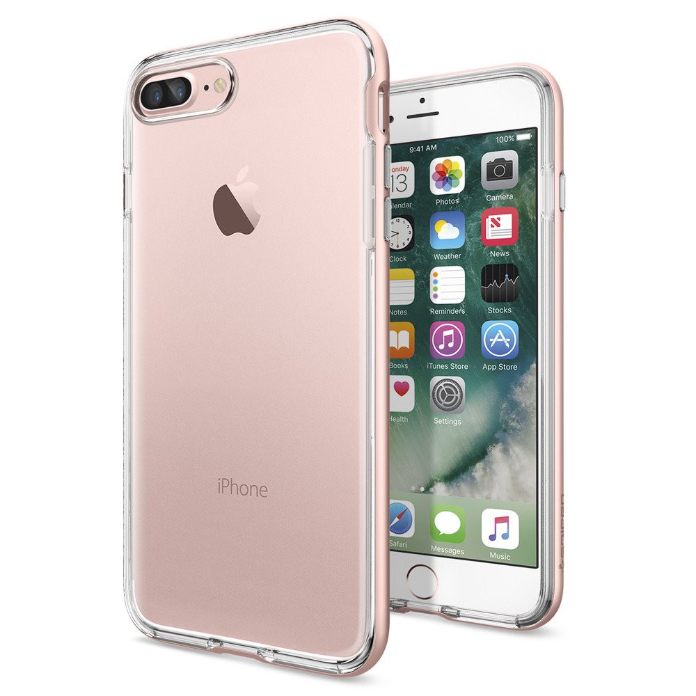 Spigen Ốp Lưng Màu Vàng Hồng Đính Đá Pha Lê Sang Trọng Cho Iphone 7 Plus (043Cs20542)