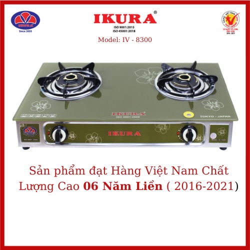 Bếp Dương Mặt Kính Ikura - IV 8300