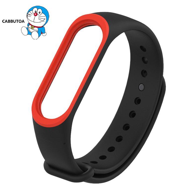 Dây Đeo Thay Thế Chất Liệu Silicon Thiết Kế Nhiều Lỗ Thời Trang Cho Xiaomi Mi Band 3