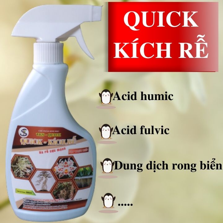 Quick - Kích rễ cực mạnh. Xịt liền không cần pha chế  Hiệu quả, an toàn, không độc hại