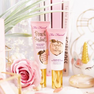 Kem lót kiềm dầu toofaced primed & peachy cooling matte perfecting
